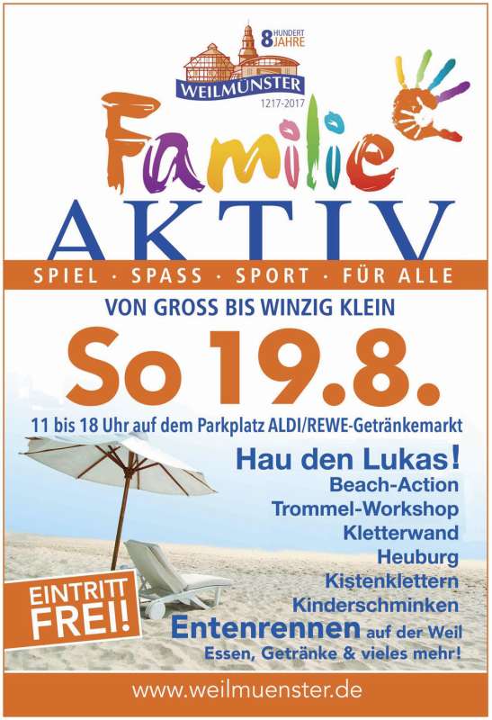 Familie Aktiv 2019 Weilmünster