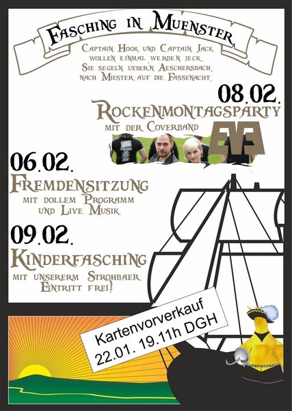 Rockenmontagsparty Münster 2016