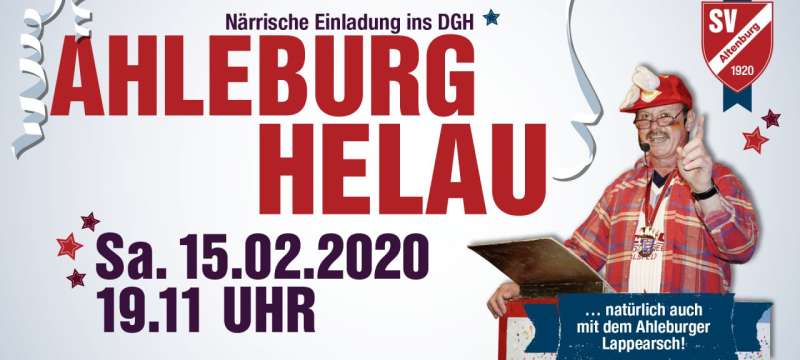 Ahleburg Helau - Fasching in Altenburg 2020