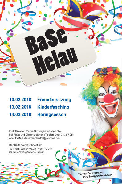 Kinderfasching in Barig-Selbenhausen 2018