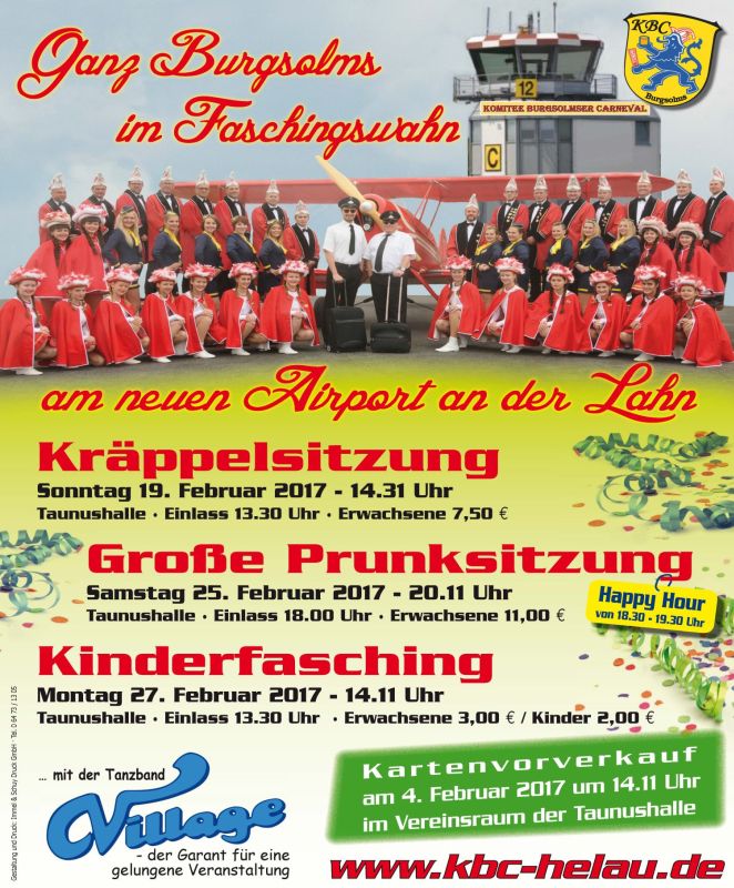 Kinderfasching Burgsolms 2016