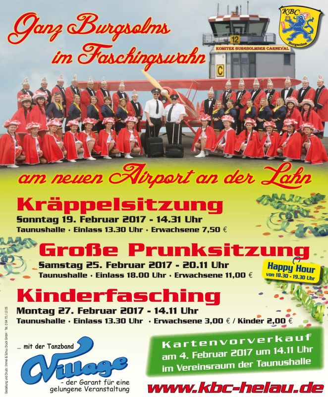 Prunksitzung Burgsolms 2017