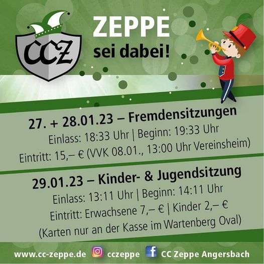 1. Fremdensitzung des Carneval Club Zeppe 2023