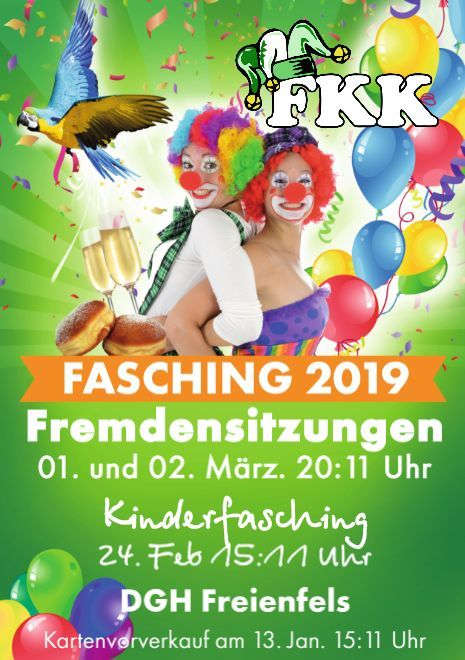 2. Fremdensitzung Freienfelser Karnevals Klub 2019