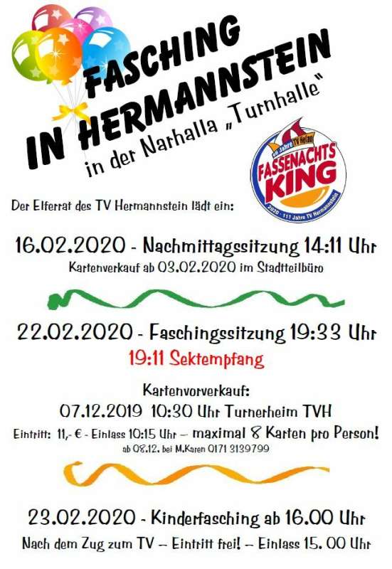 Nachmittagssitzung in Hermannstein 2020
