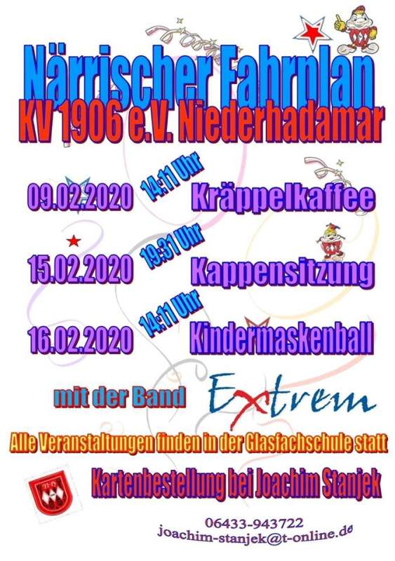 Kinderball KV Niederhadamar 2020