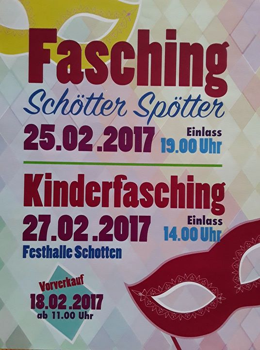 Faschings-Sitzung der Schötter Spötter 2017