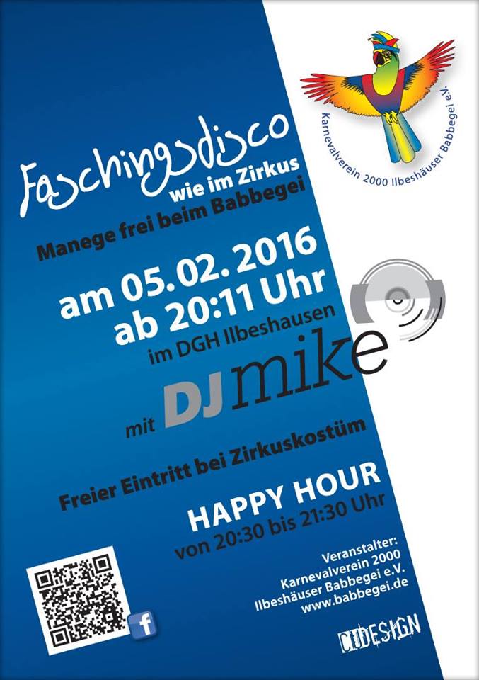 Faschingsdisco Ilbeshausen 2016