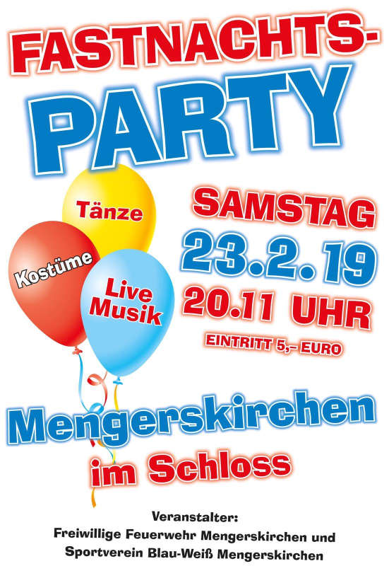 Faschingsparty Mengerskirchen