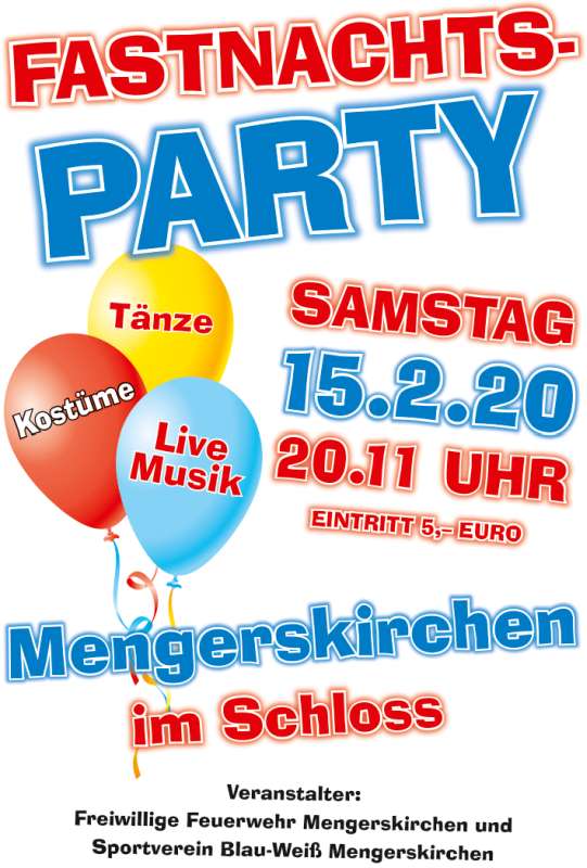 Faschingsparty Mengerskirchen 2020