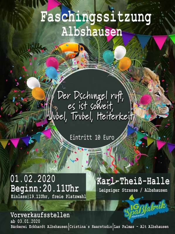 Faschingssitzung Albshausen 2020