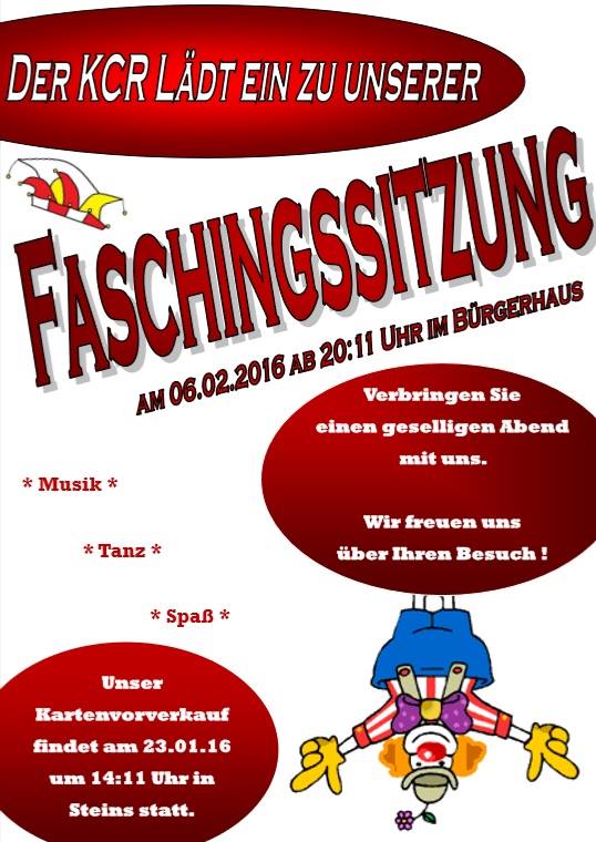 Räärer Faschingssitzung 2016