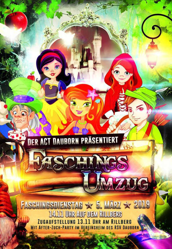 Faschingsumzug mit After-Zuch-Party in Dauborn 2019