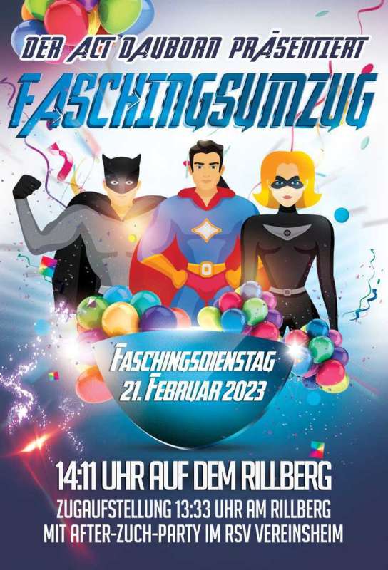 Faschingsumzug in Dauborn 2023