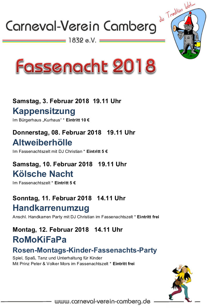 Kappensitzung CV Bad Camberg 2018