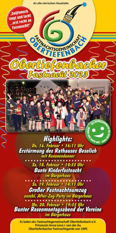 Großer Fastnachtsumzug Obertiefenbach 2023
