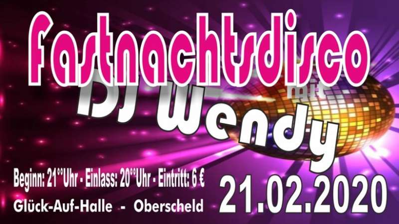 Fastnachtsdisco Oberscheld 2020