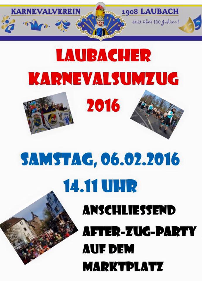 Fastnachtsumzug Laubach 2016