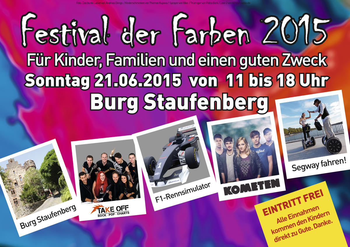 Festival der Farben Burg Staufenberg