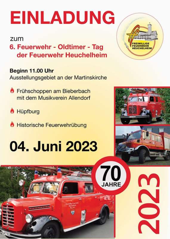 6. Feuerwehr-Oldtimer-Treffen Heuchelheim