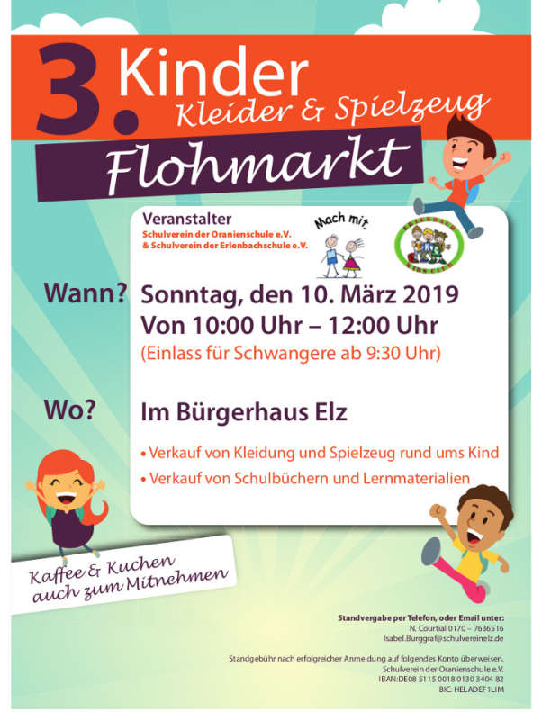 3. Kinder-Flohmarkt Elz 2019