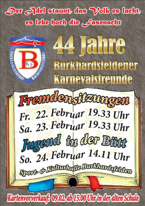 44. Fremdensitzung Burkhardsfelden