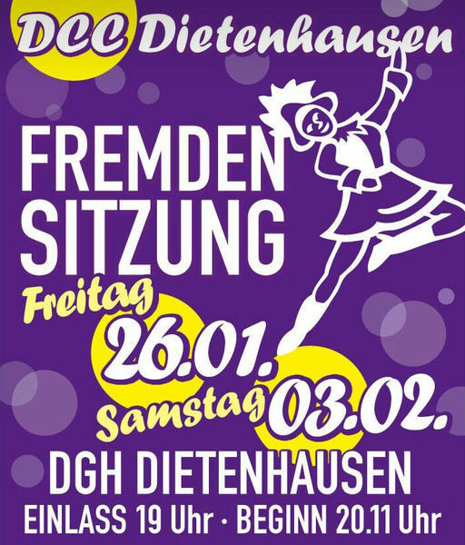 1. Fremdensitzung in Dietenhausen 2018