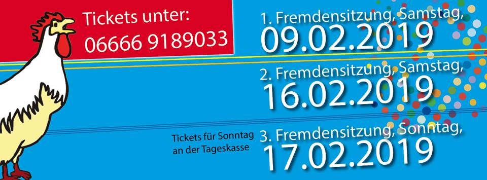 1. Fremdensitzung KV Kikiriki Freiensteinau 2019