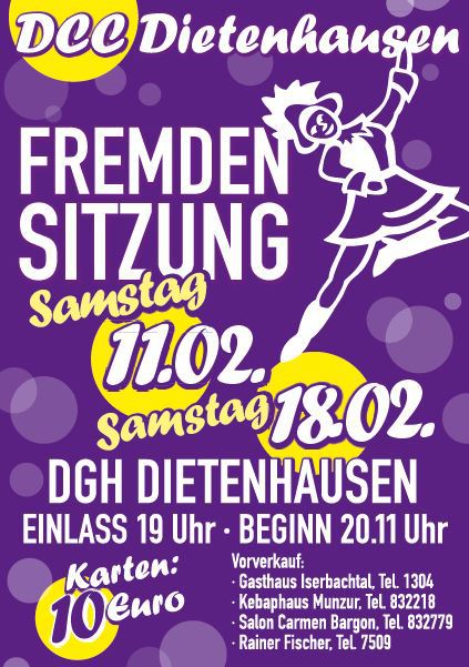 1. Fremdensitzung in Dietenhausen 2017
