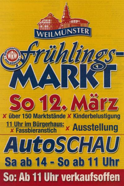 Frühlingsmarkt Weilmünster 2017