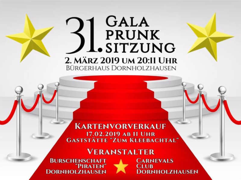 31. Galaprunksitzung Carnevals Club Dornholzhausen
