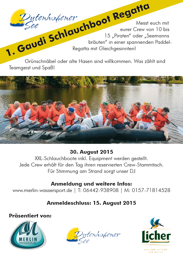 1. Gaudi Schlauchboot Regatta