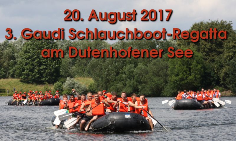 3. Gaudi Schlauchboot Regatta am Dutenhofener See