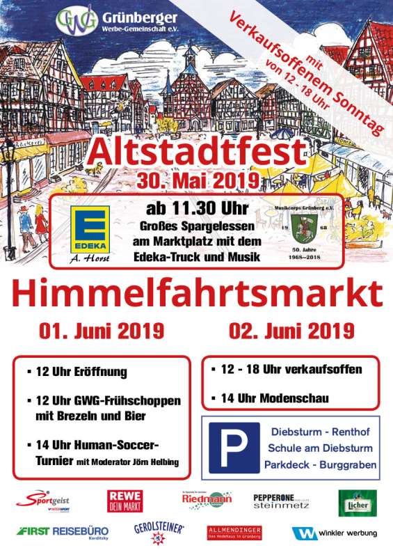Himmelfahrtsmarkt Grünberg 2019