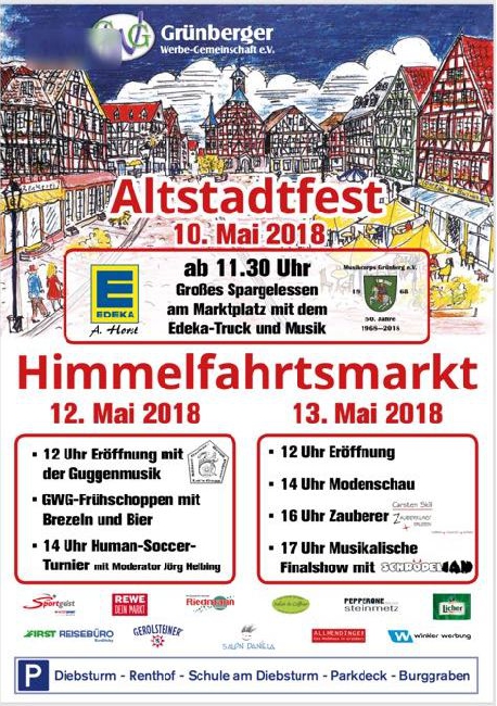 Himmelfahrtsmarkt Grünberg 2018