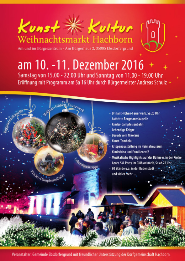 14. Kunst-, Kultur- und Weihnachtsmarkt Hachborn