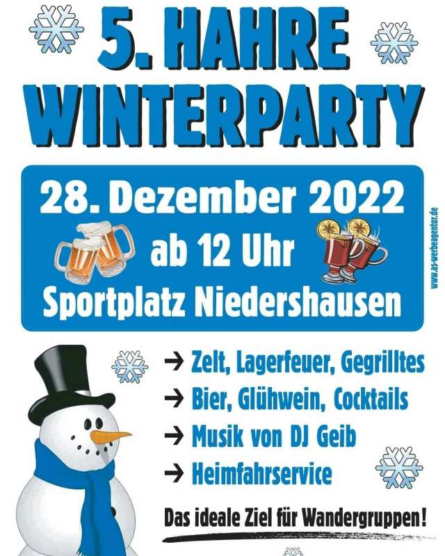5. Hahre Winterparty Niedershausen