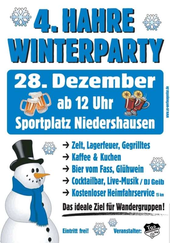 4. Hahre Winterparty Niedershausen