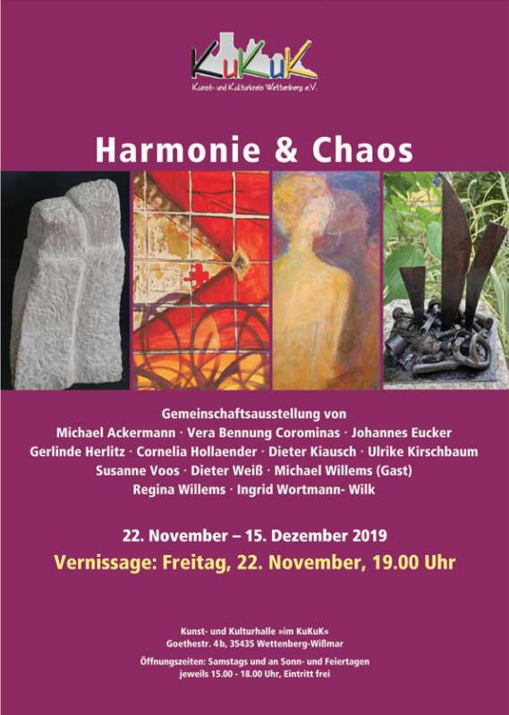 Ausstellung im KuKuK Harmonie und Chaos