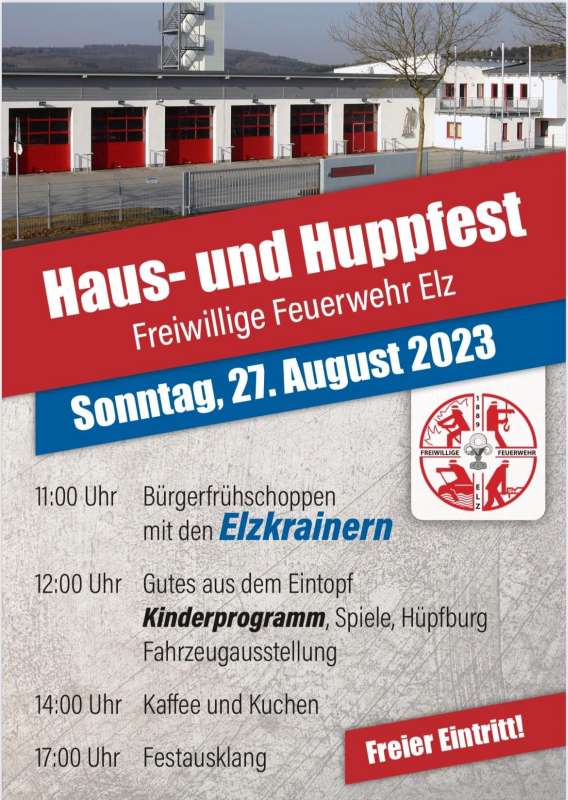 Haus- und Huppfest der Elzer Feuerwehr 2023