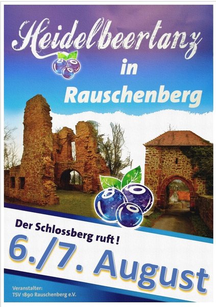 Heidelbeertanz Schlossruine Rauschenberg 2016