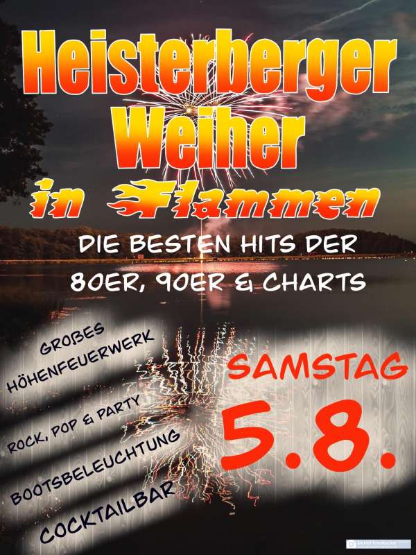 Heisterberger Weiher in Flammen 2023