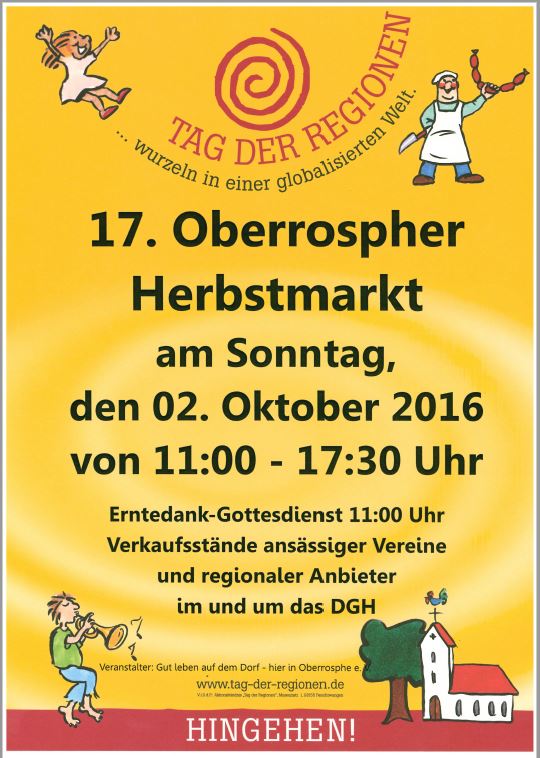 Herbstmarkt in Oberrosphe 2016