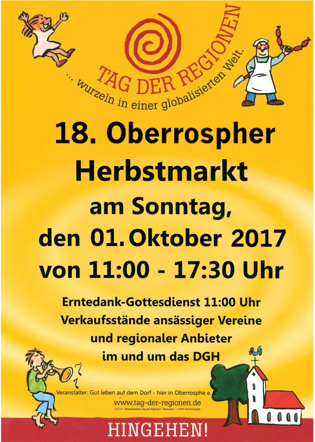 18. Herbstmarkt in Oberrosphe