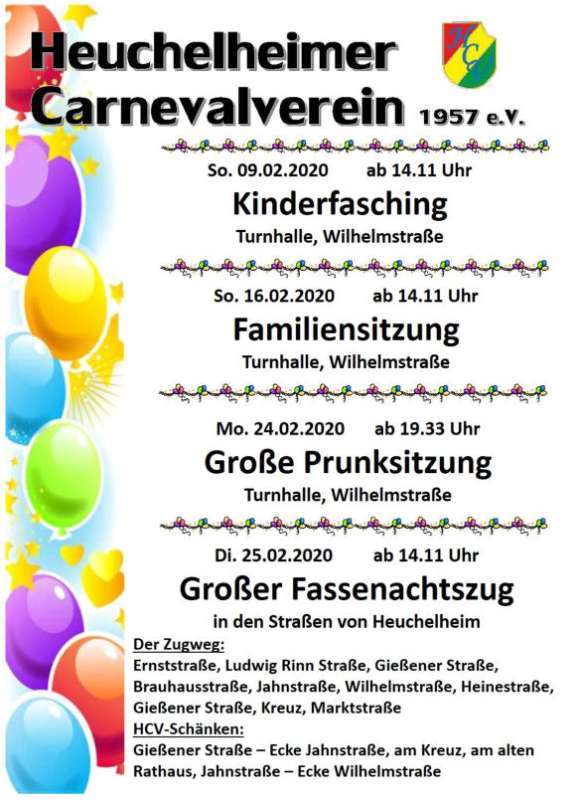 Heuchelheimer Carnevalverein - Familiensitzung 2020