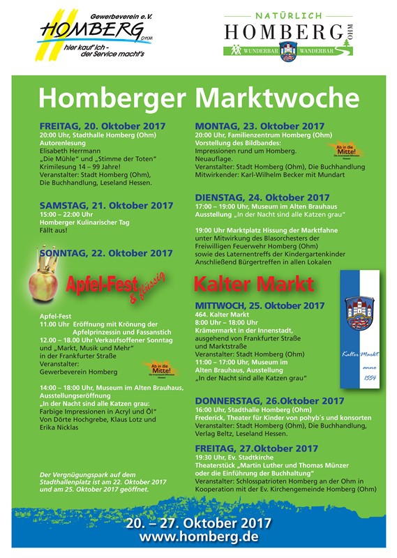 Homberger Marktwoche 2017