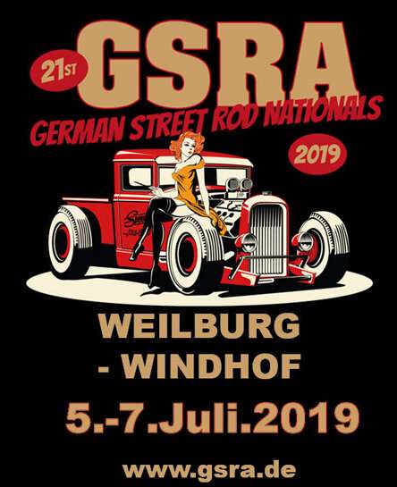21. German Street Rod Nationals Hotrod Treffen Weilburg