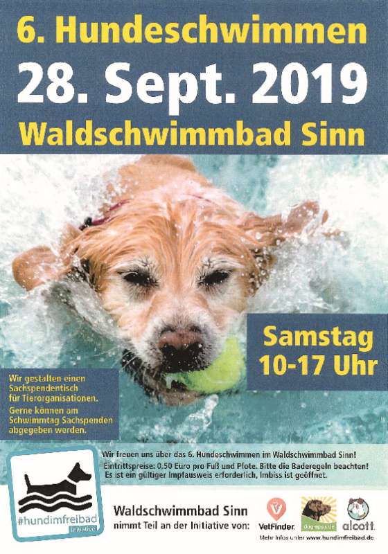 Hundeschwimmen Sinn 2019