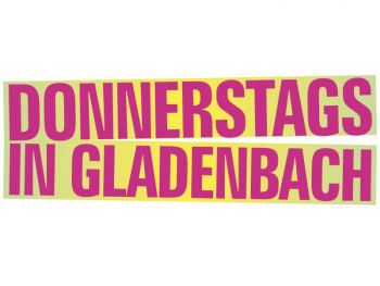 Donnerstags in Gladenbach 2025 Donnerstags in Gladenbach 2025