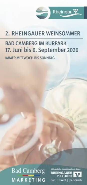 Der Rheingauer Weinsommer geht 2026 in seine zweite Saison und bringt erneut ein